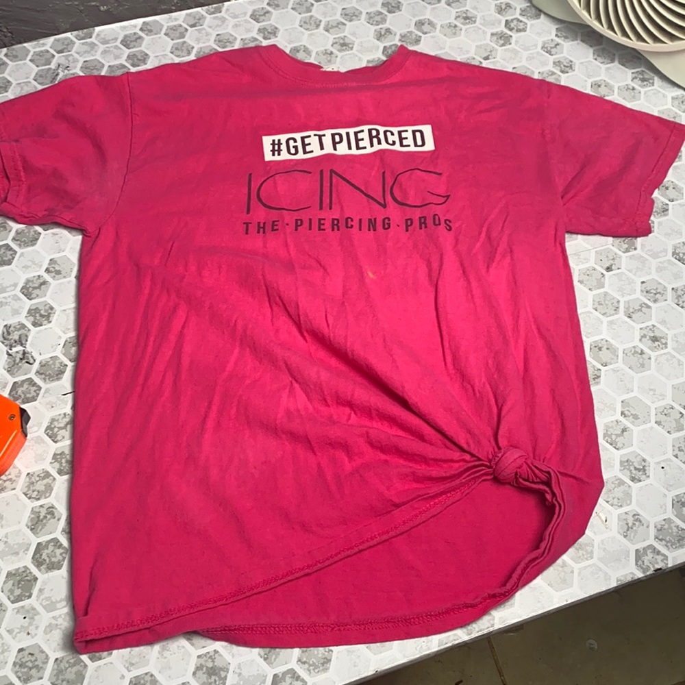 Gildan Medium Icing Get Pierced T Shirt
